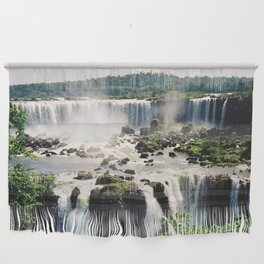 Brazil Photography - Beautiful Waterfall Surrounded By The Jungle Wall Hanging
