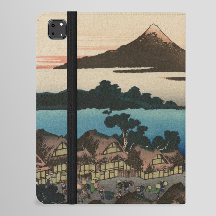 Dawn At Isawa In Kai Province - Katsushika Hokusai Japanese Art iPad Folio Case