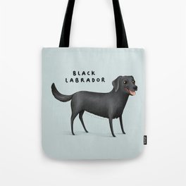 Black Labrador Tote Bag