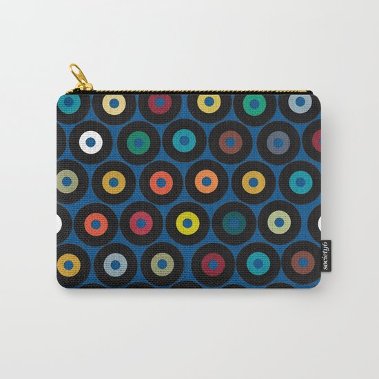 VINYL blue Carry-All Pouch