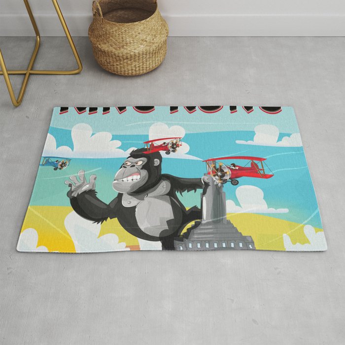 King Kong Poster Rug