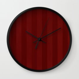 Yule Stripes Wall Clock