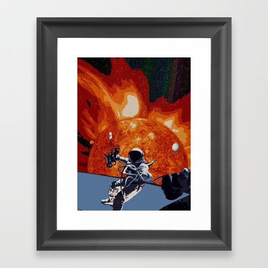 Help Me! Framed Art Print