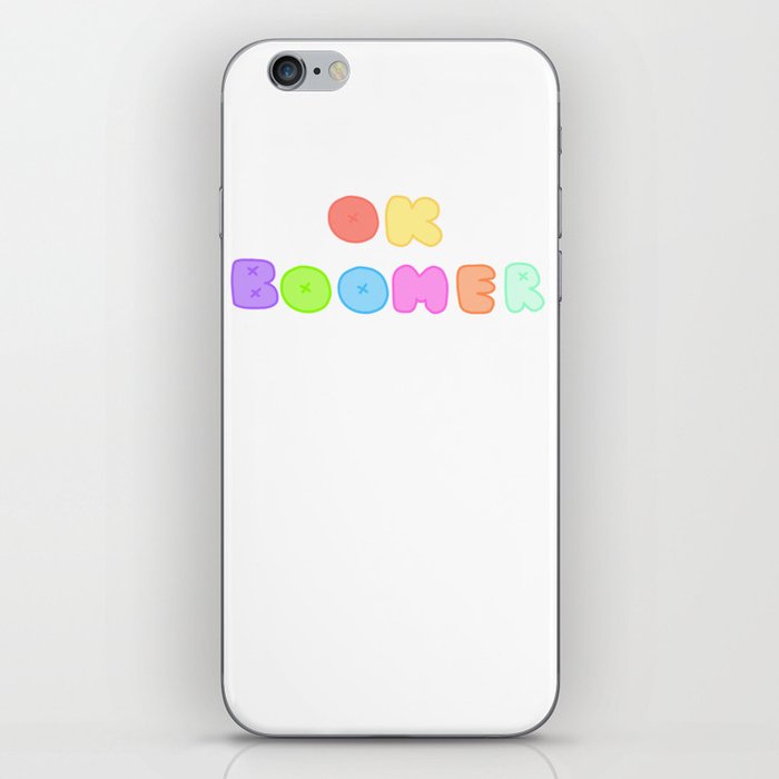 Ok Boomer Pastel iPhone Skin