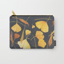 Ginkgo Leaves Carry-All Pouch