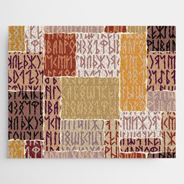 Viking runes pattern Jigsaw Puzzle