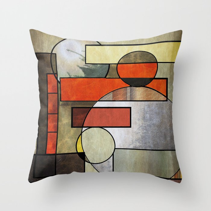 Falling Industrial Throw Pillow