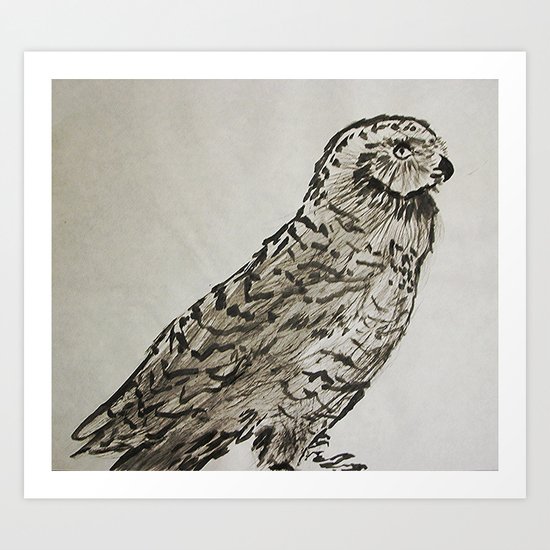 Snowy Owl Art Print