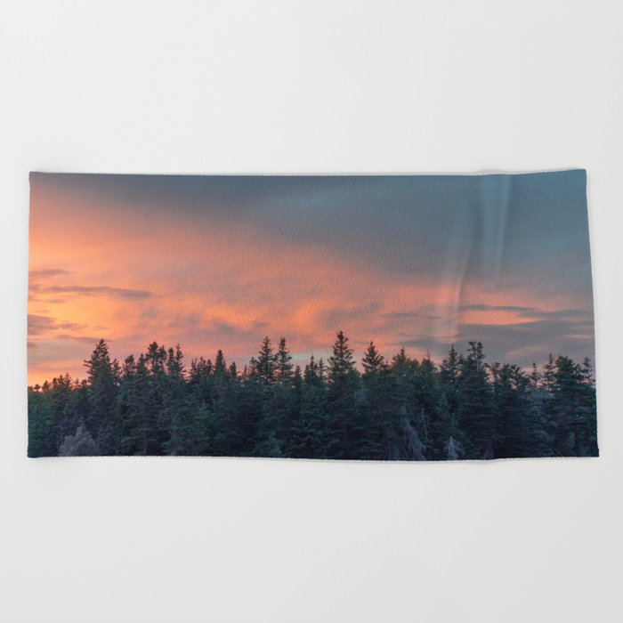 Sunset At Prince Edward Island Ii Beach Towel By Minime Society6