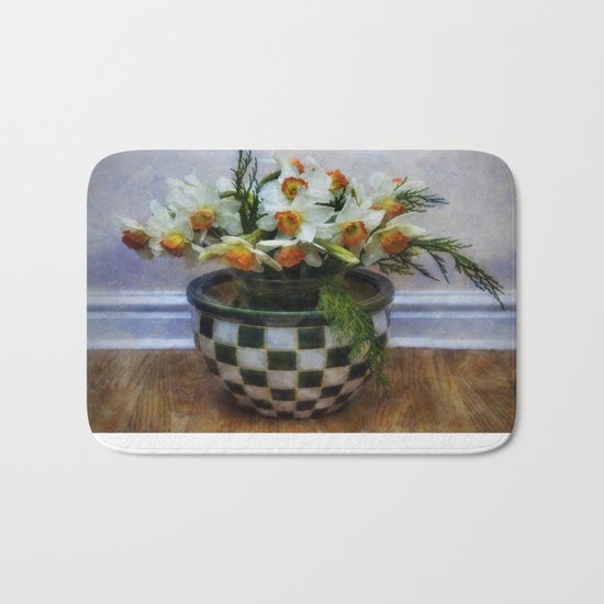 Spring Daffodils Bath Mat