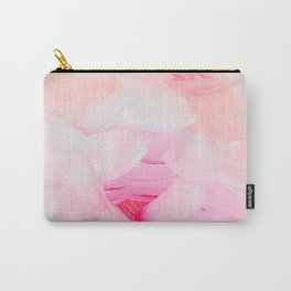 Abstract pastel color dreamy pink and blush painting Carry-All Pouch | Pastel, Cottoncandy, Painting, Bright, Brushstrokes, Abstract, Fantasy, Painted, Violet, Acrylic 