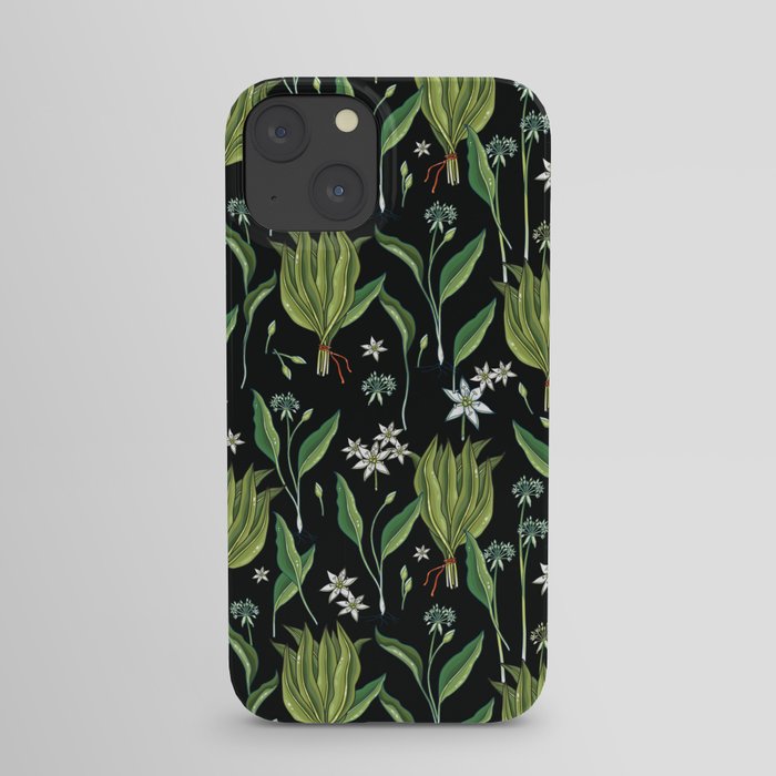 Spring messenger - wild garlic iPhone Case