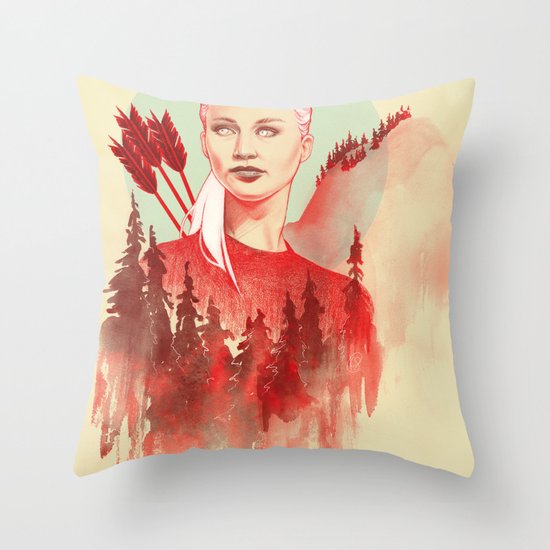 The Games Throw Pillow
