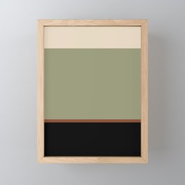 Contemporary Color Block XLVIII Framed Mini Art Print