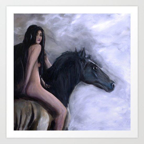 Bareback Art Print