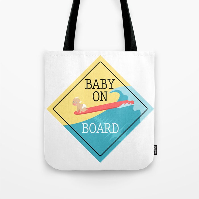Baby On Board Tote Bag