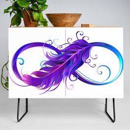 Infinity Feather Credenza