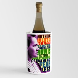 Marie Curie Inspirational Quote Wine Chiller