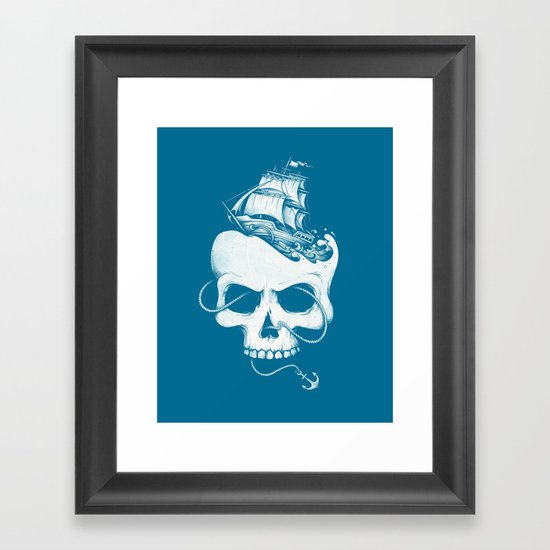 Sailing the Dead Sea Framed Art Print