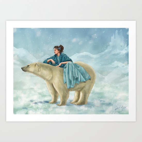 Arctic Queen Art Print