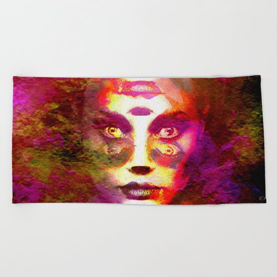 " Vice versa " Beach Towel