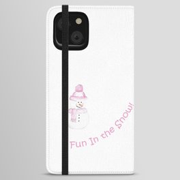 Fun In the Snow! iPhone Wallet Case