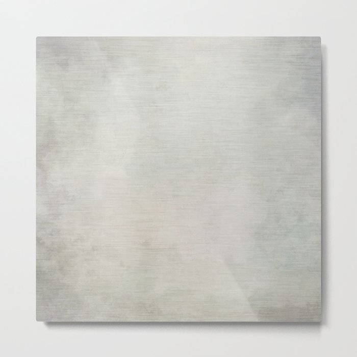 Abstract beige grey scrapbook Metal Print