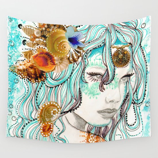 Mermaid Hair Wall Tapestry