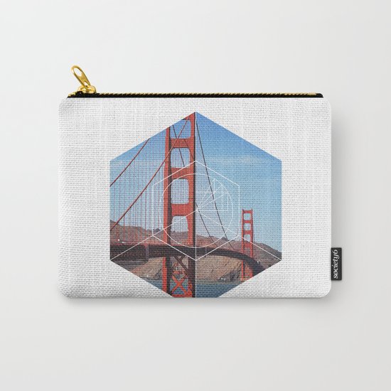 Golden Gate Bridge - Geometric Photography Carry-All Pouch
