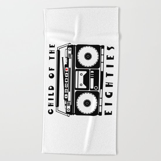 Eighties Music Beach Towel
