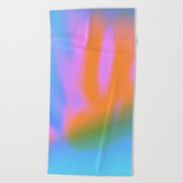 Somewhere Between Beach Towel | Texture, Curated, Color, Graphicdesign, Light, Abstract, Digital 