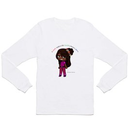  A smile makes the world a better place. Long Sleeve T Shirt