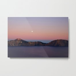 Crater Lake Sunset Metal Print