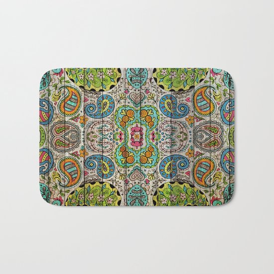 Kashmir on Wood 03 Bath Mat