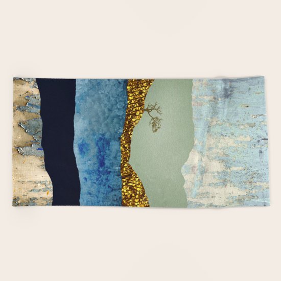 Solitary Beach Towel