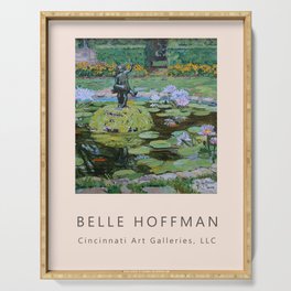 Belle Hoffman Gallery Poster Serving Tray