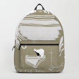 Umka - Polar Bear Backpack | Illustration, Nature, Graphic Design, Animal, Graphicdesign 