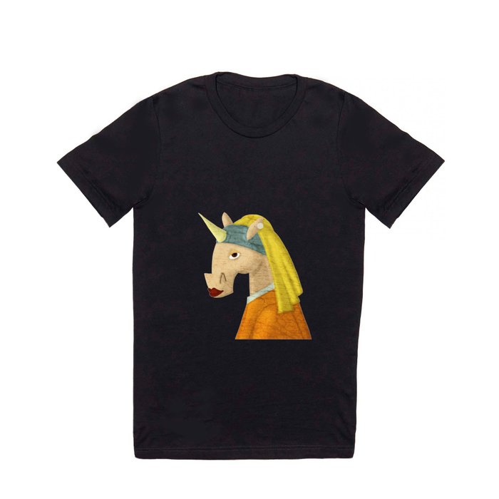 The Unicorn with the Pearl Earring T Shirt