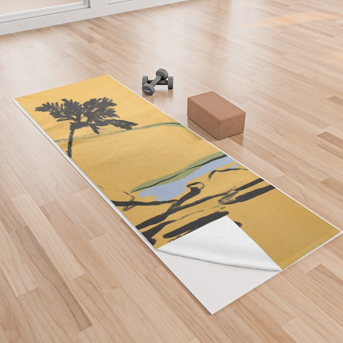 Landscape sketch art 6 Yoga Towel