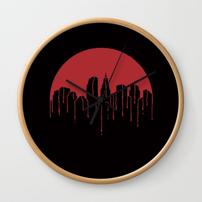 Blood City Wall Clock