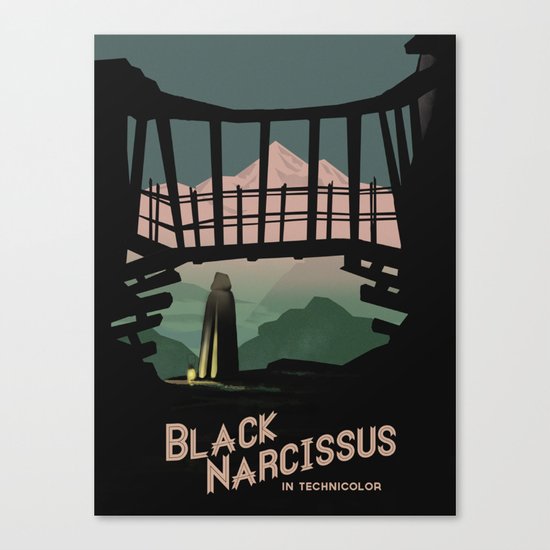 Black Narcissus Canvas Print