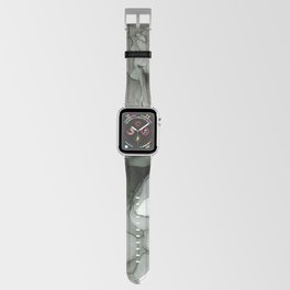 Dark Mystery Black Abstract 41122 Modern Painting by Herzart Apple Watch Band