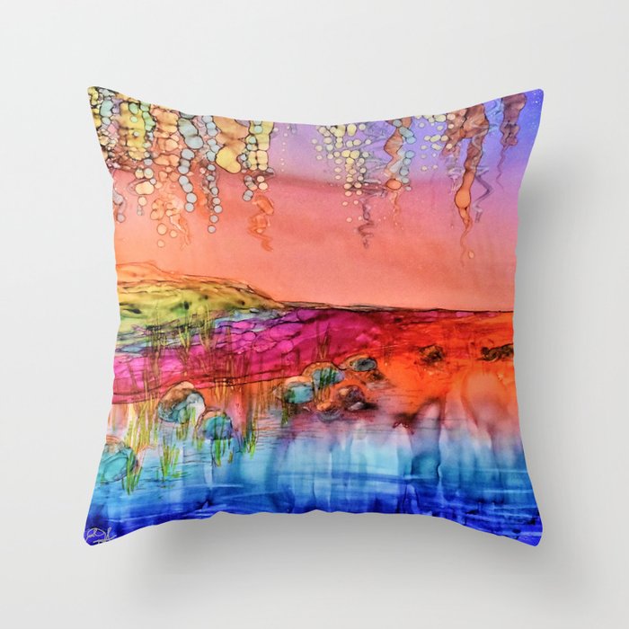 Ripples Throw Pillow