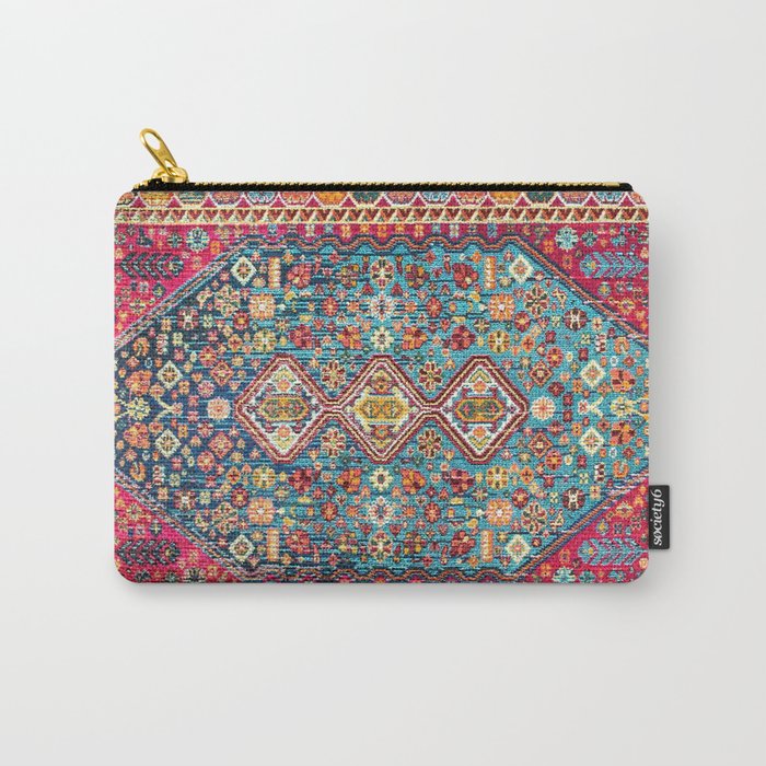 Oriental Heritage Moroccan Carpet Style Carry-All Pouch