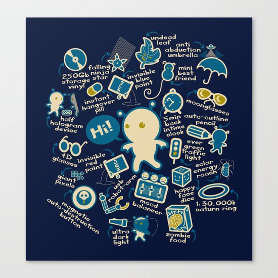 AWESOME BIBI'S GADGETS Canvas Print