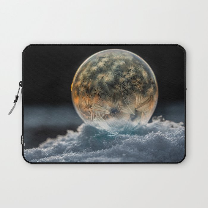 Winter Bubbles IV Laptop Sleeve