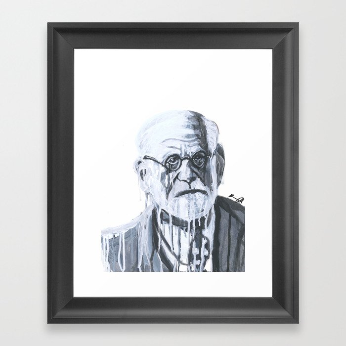 Melting Freud Framed Art Print