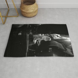 Woman Playing a Piano, A Area & Throw Rug