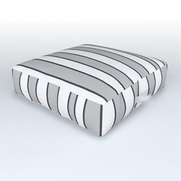 Strips 9-line,band,striped,zebra,tira,linea,rayas,rasguno,rayado. Outdoor Floor Cushion