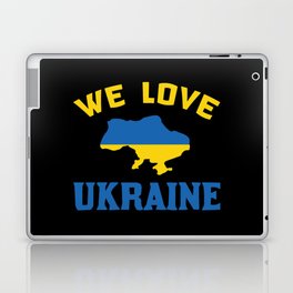 We Love Ukraine Laptop Skin